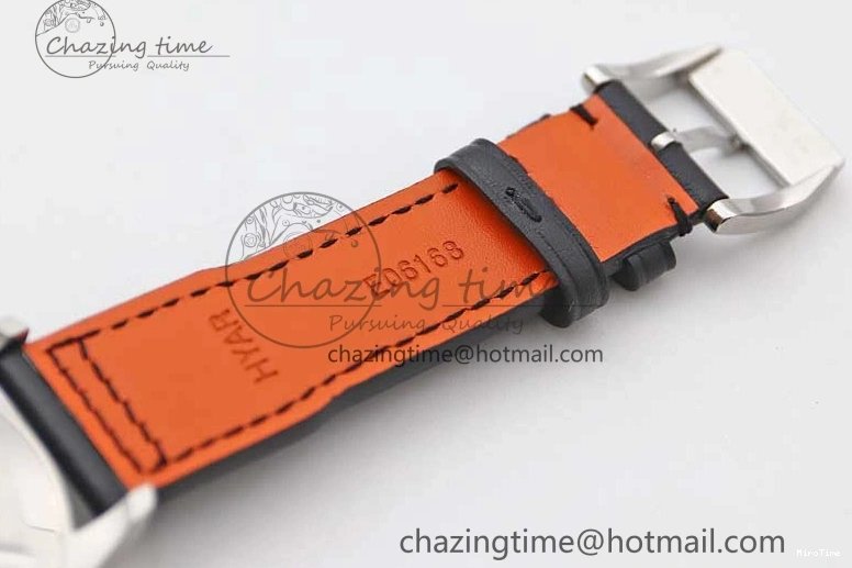 MIROTIME 0122 Vibrant Mark XVIII IW327001 SS M+F 1:1 Best Edition Black Dial on Black Leather Strap A 7055